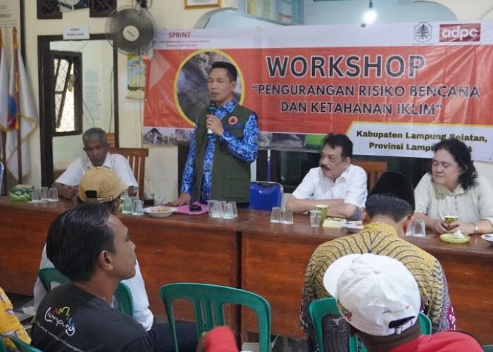 Mitra Bentala Gelar Workshop Pengurangan Risiko Bencana dan Ketahanan Iklim di Desa Kelawi, Kabupaten Lampung Selatan