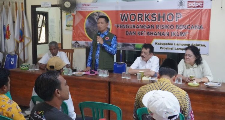 Mitra Bentala Gelar Workshop Pengurangan Risiko Bencana dan Ketahanan Iklim di Desa Kelawi, Kabupaten Lampung Selatan