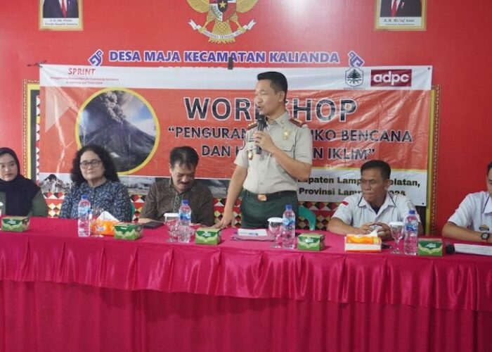 Mitra Bentala Gelar Workshop Pengurangan Risiko Bencana dan Ketahanan Iklim di Desa Maja, Kabupaten Lampung Selatan